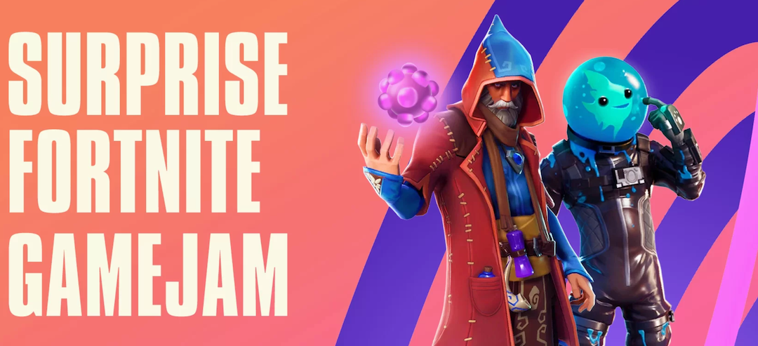 Não perca a Surprise Fortnite Game Jam, as inscrições estão abertas até o dia 03 de outubro